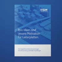 Gestaltung Imagebroschüre Projekt G&W Leiterplatten