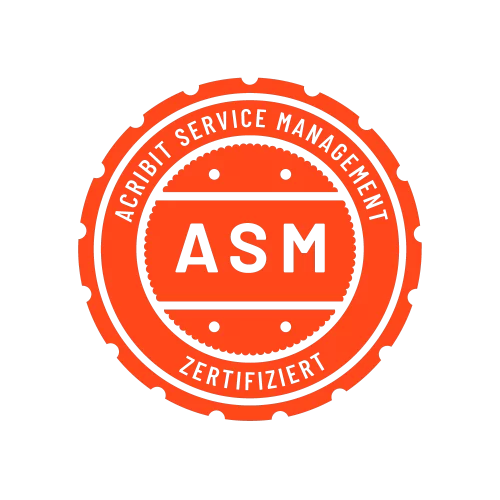 Logo ACRIBIT Service Management - Zertifizierung für proaktives Monitoring