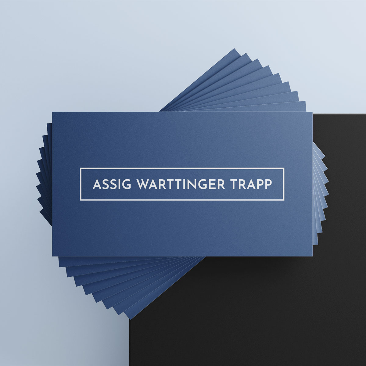 Visitenkarten Projekt Assig Warttinger Trapp